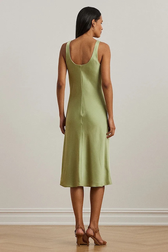 Lauren Ralph Lauren rochie 200970168 verde SS25