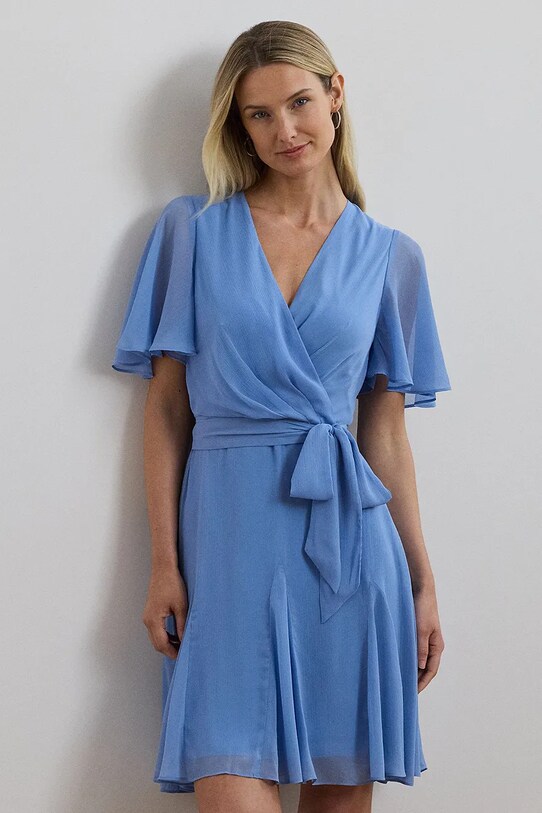 Odzież Lauren Ralph Lauren sukienka 250938944 niebieski