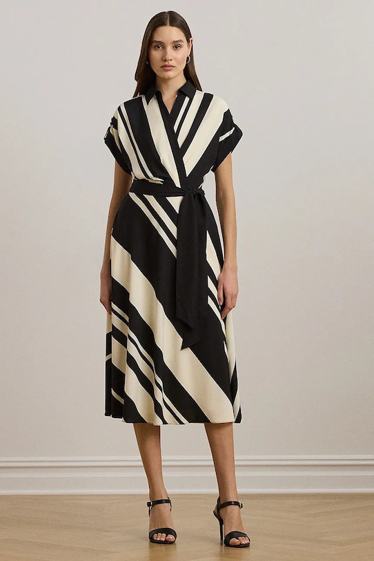 Рокля Lauren Ralph Lauren шпиц черен 250963463
