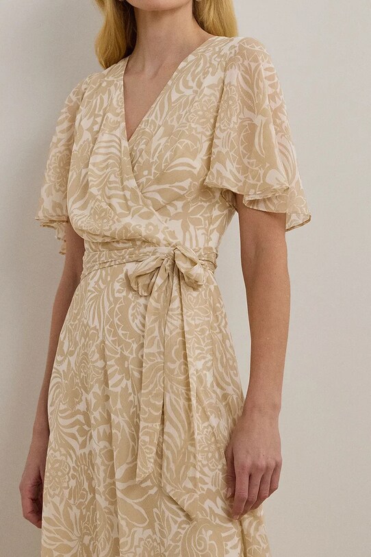 Рокля Lauren Ralph Lauren бежов 250963474