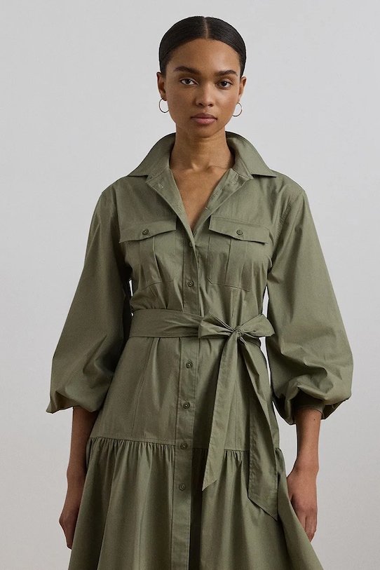 Odzież Lauren Ralph Lauren sukienka 250963803 zielony