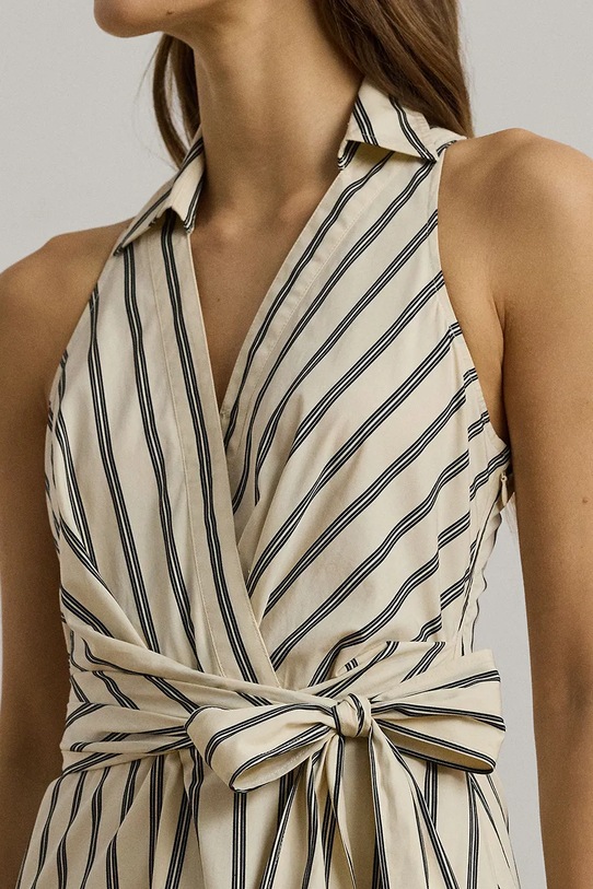 Бавовняна сукня Lauren Ralph Lauren бежевий 250963808