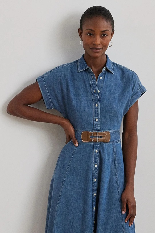 Oblečenie Rifľové šaty Lauren Ralph Lauren 250963908 modrá