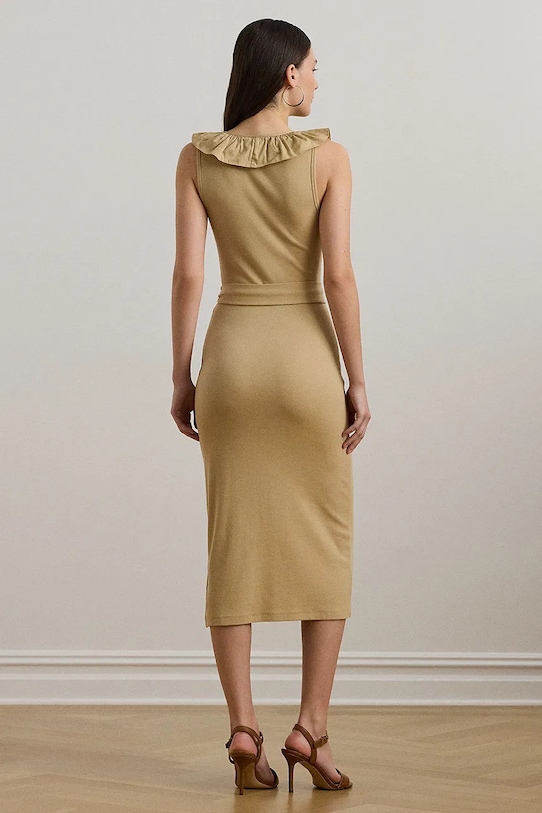 Рокля Lauren Ralph Lauren 250964085 бежов SS25