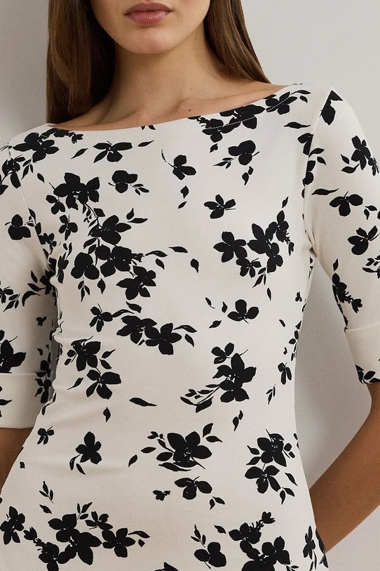 Bavlnené šaty Lauren Ralph Lauren čierna 250964093