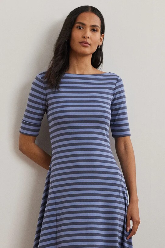 Одяг Бавовняна сукня Lauren Ralph Lauren 250964094 темно-синій