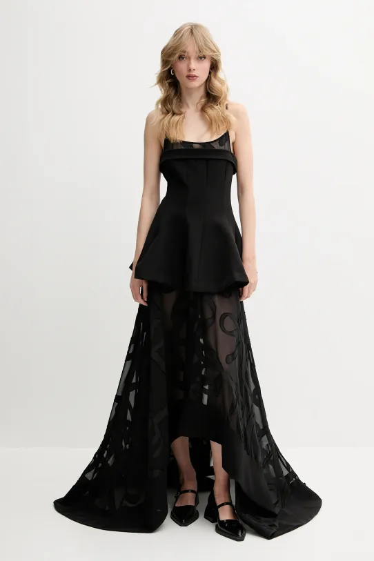 Stine Goya sukienka SG.SS25.D116.2351 czarny SS25