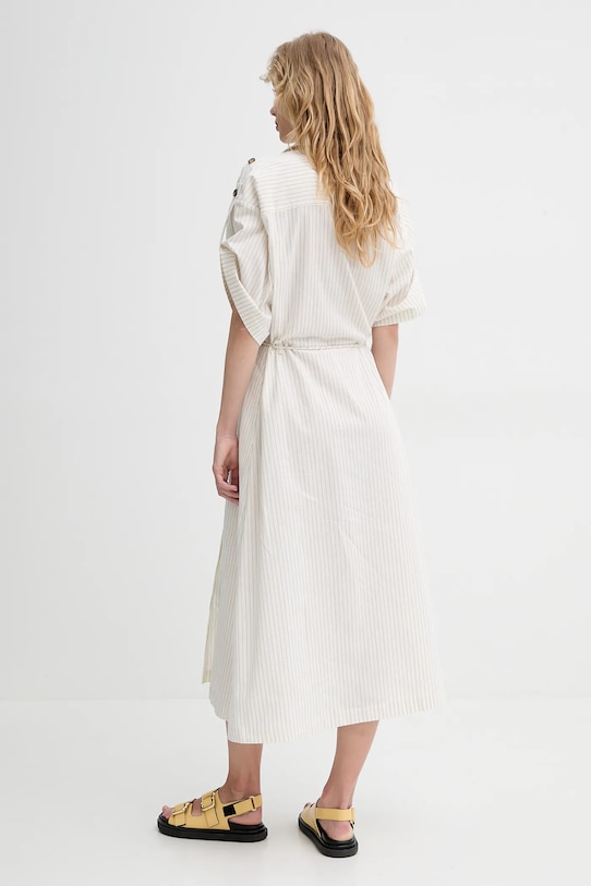 Odzież Stine Goya sukienka bawełniana SG.SS25.D091.2339 beżowy