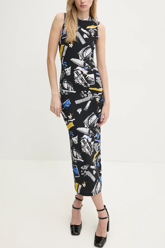 Moschino Jeans rochie 0471.3242 negru SS25