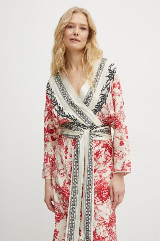 Simona Corsellini sukienka beżowy P25CPAB004