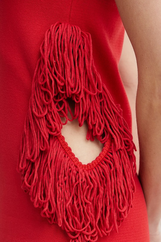 Simona Corsellini vestito P25CPABO05 rosso