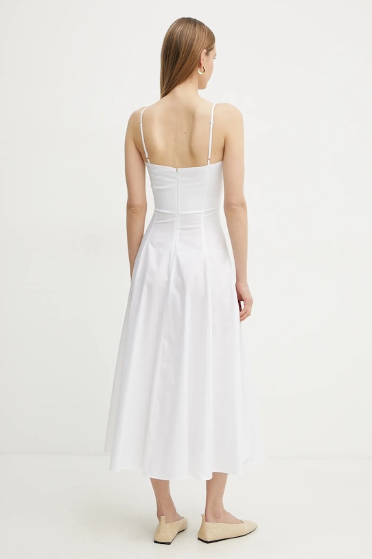 Simona Corsellini vestito in cotone P25CPAB011 bianco SS25