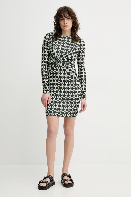Nanushka sukienka HESTIAH NW25RSDR16399 czarny SS25