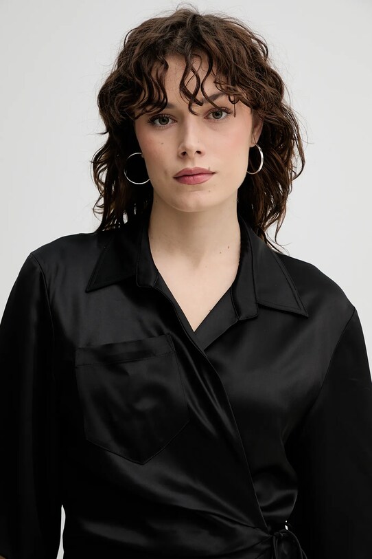 Nanushka sukienka LAIS NW20CRDR03199 czarny AA00