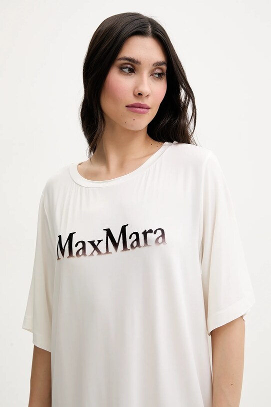 Odzież Max Mara Beachwear sukienka plażowa 2516621039600 beżowy