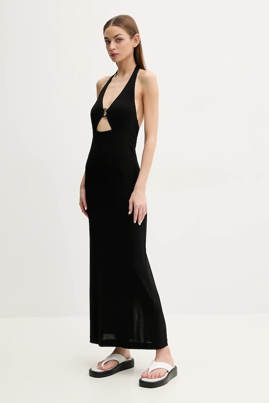 Plážové šaty Max Mara Beachwear 2516621059600 černá SS25