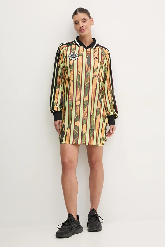 Сукня adidas x Farm Rio візерунок зелений JD6284
