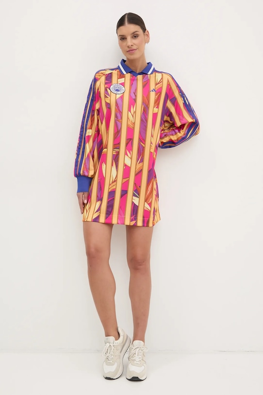 adidas rochie x Farm Rio JD6285 roz SS25