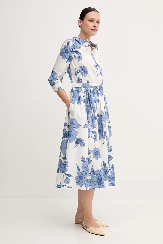 OUI rochie din bumbac 92855 alb SS25