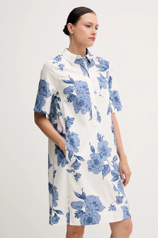 Oblečenie Bavlnené šaty OUI 92869 modrá