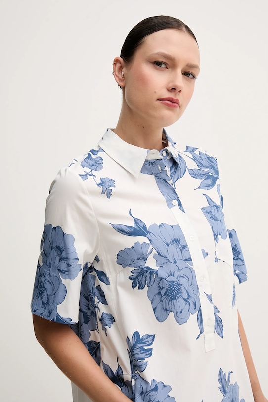 Bavlnené šaty OUI modrá 92869