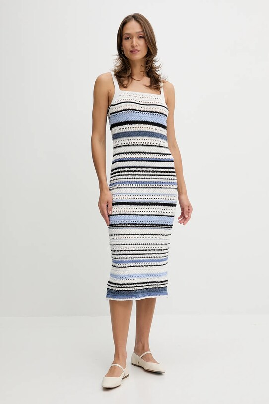 OUI rochie midi alb 93053