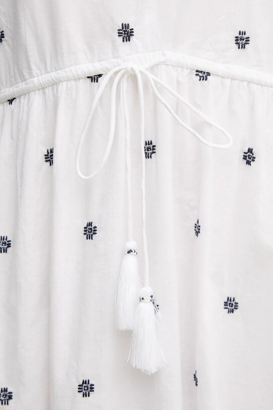 Pepe Jeans sukienka bawełniana DEAL PL953687 biały