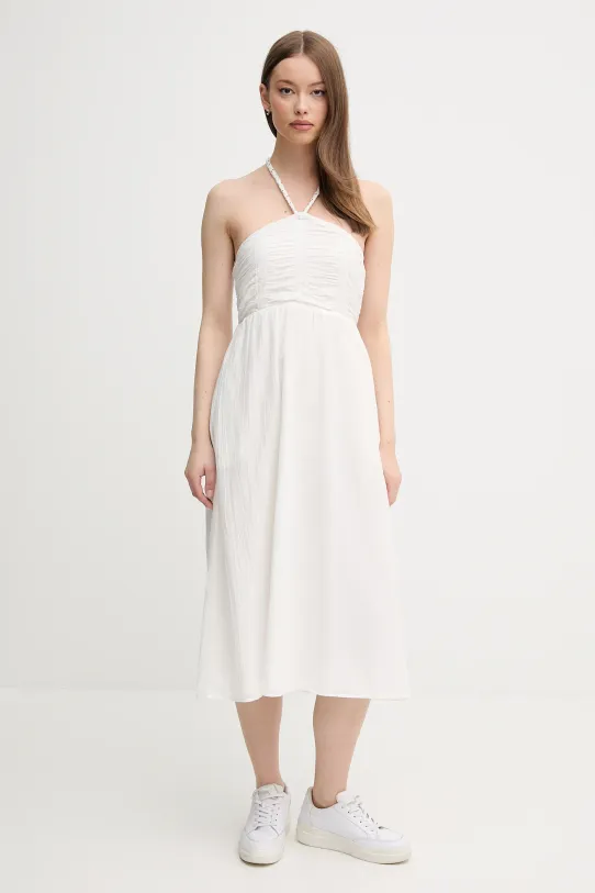 Pepe Jeans sukienka DOROTHA casual beżowy PL953689