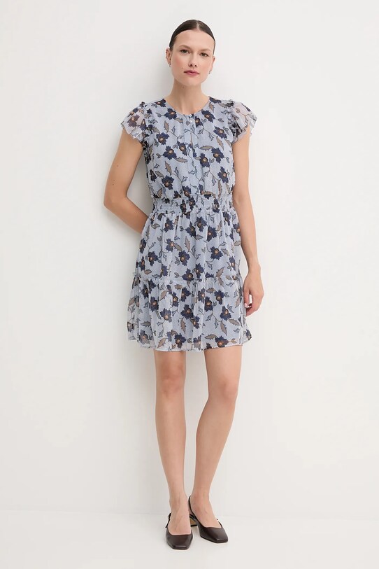 Šaty Pepe Jeans EMMANUELLE PL953691 modrá SS25