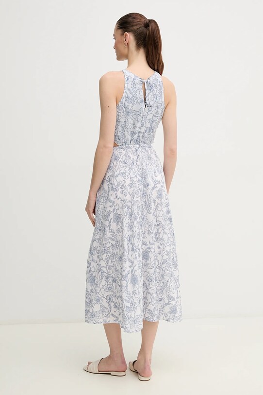 Oblačila Lanena obleka Pepe Jeans DONATELLA PL953701 bela