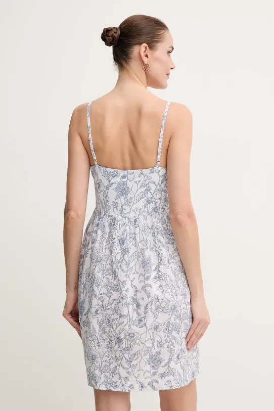 Odjeća Lanena haljina Pepe Jeans DIVINA PL953702 bijela