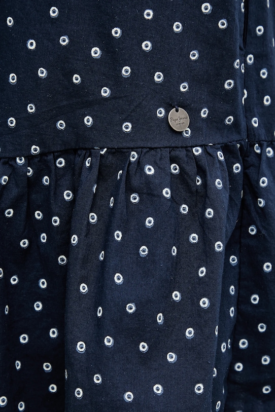 Βαμβακερό φόρεμα Pepe Jeans DAFNE PL953709 σκούρο μπλε