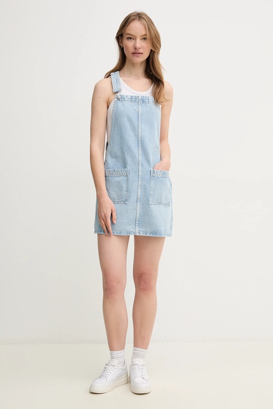 Pepe Jeans vestito di jeans VESTA STUD PL953720 blu SS25