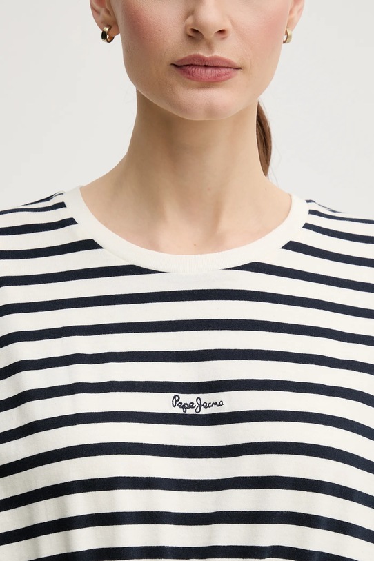 Pepe Jeans rochie din bumbac VANIA PL953744 bleumarin