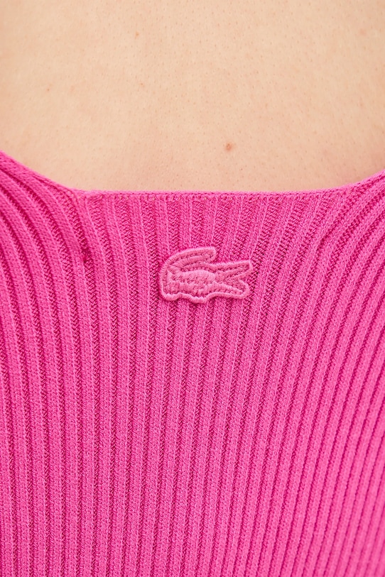 Lacoste vestito EF9270 rosa