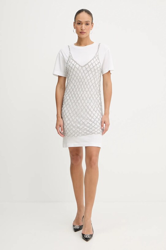 Pinko rochie 105144.A2LT argintiu SS25