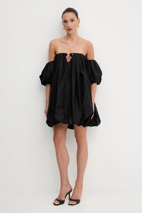 Pinko sukienka bawełniana 105211.A2LD czarny SS25