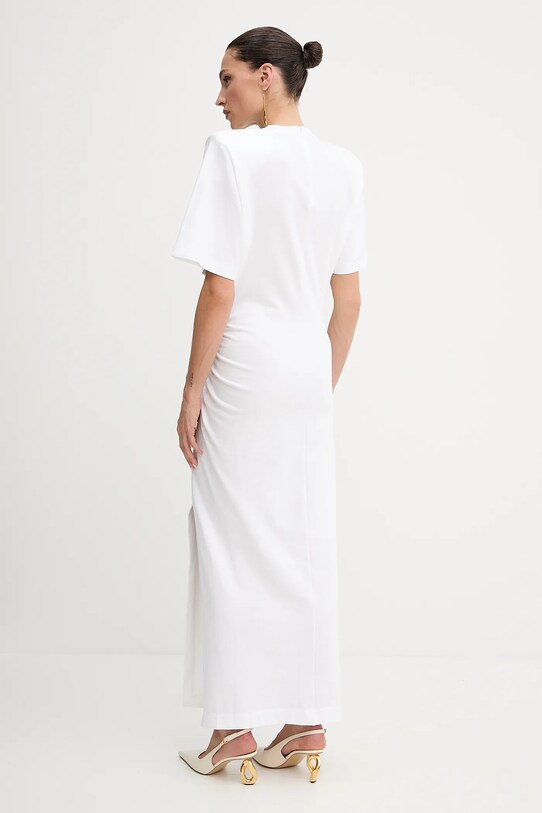 Pinko sukienka bawełniana 105219.A2M2 biały SS25