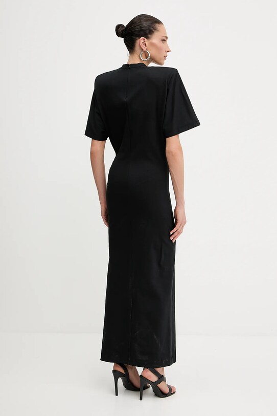 Pinko sukienka bawełniana 105219.A2M2 czarny SS25