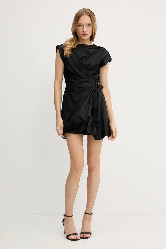Pinko sukienka bawełniana 105215.A2LD czarny SS25
