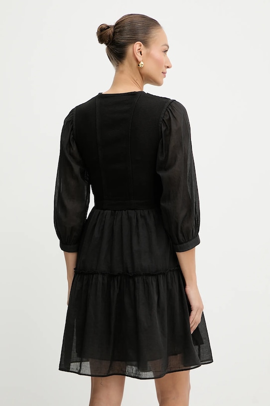 Одяг Бавовняна сукня Pinko 105251.A2MI чорний