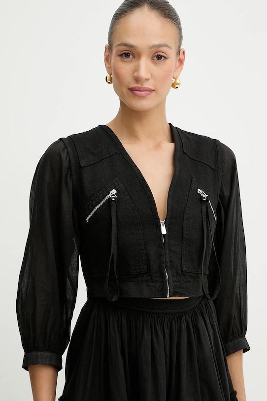 Бавовняна сукня Pinko чорний 105251.A2MI