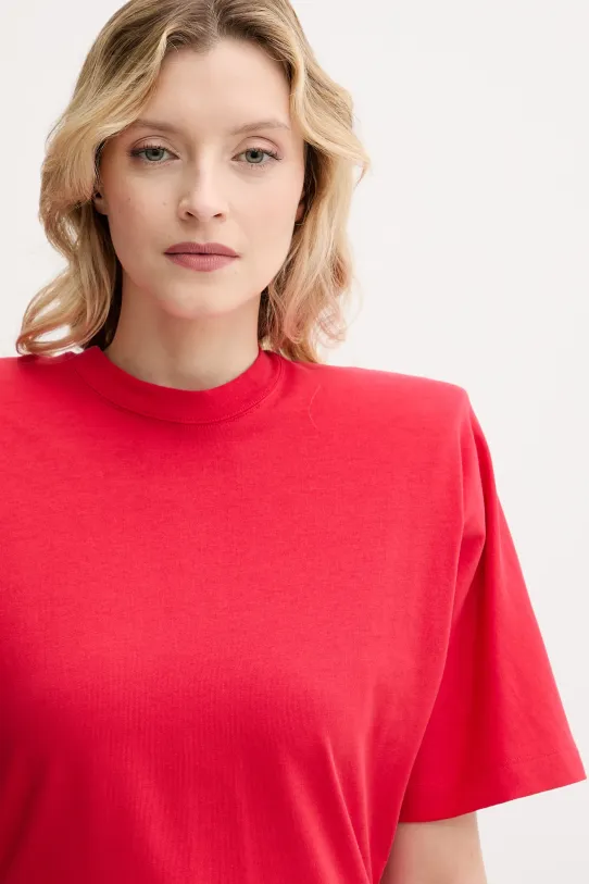 Pinko sukienka bawełniana 105220.A2M2 czerwony