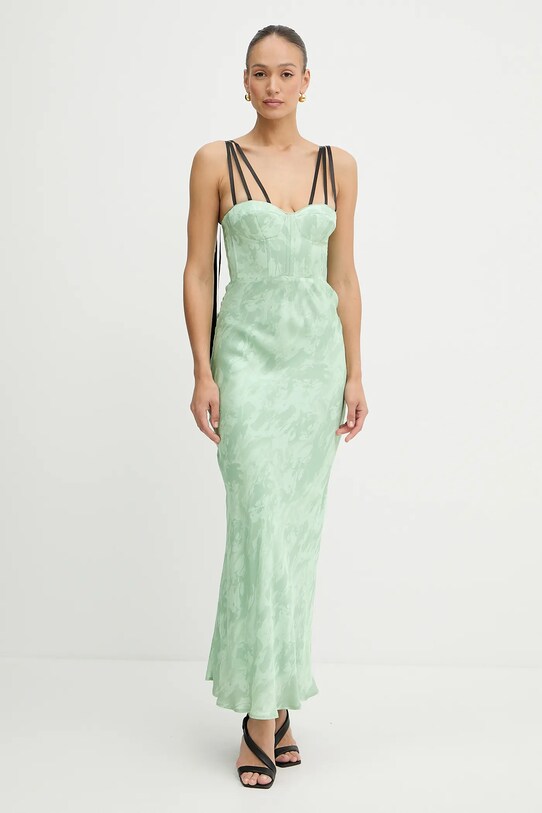 Pinko rochie REIMAGINE by Patrick Mcdowell 104996.A2JM verde SS25