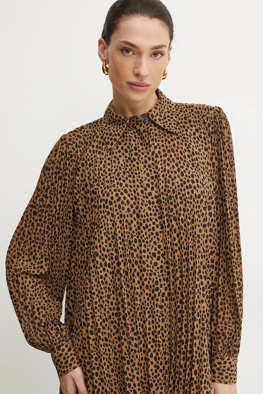 MICHAEL Michael Kors sukienka brązowy MR582QYGRY