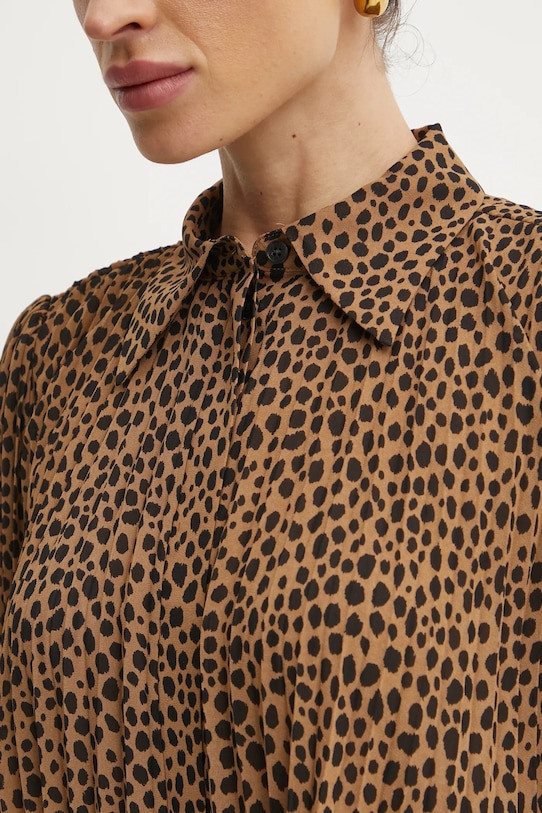 MICHAEL Michael Kors sukienka MR582QYGRY brązowy