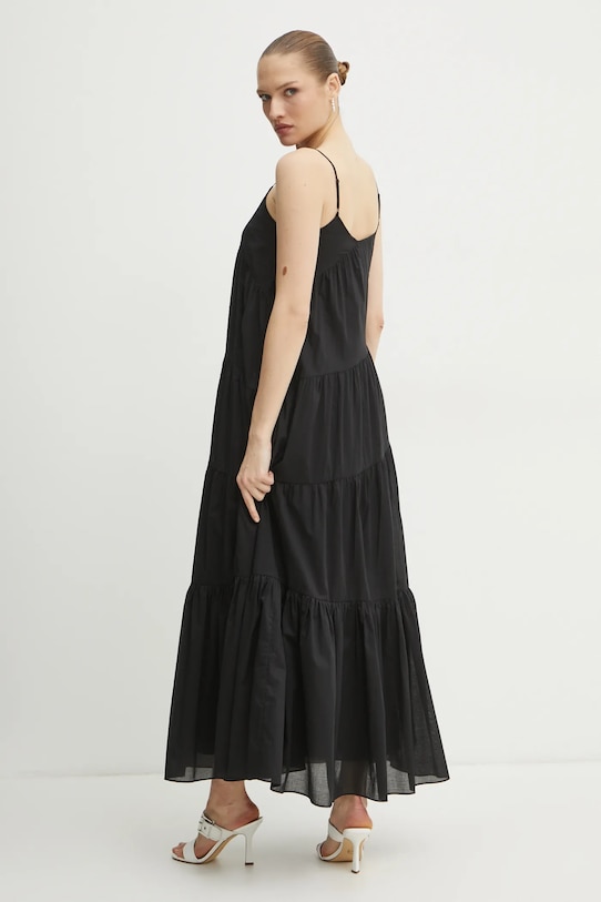 MICHAEL Michael Kors rochie din bumbac MR582ID4YJ negru SS25