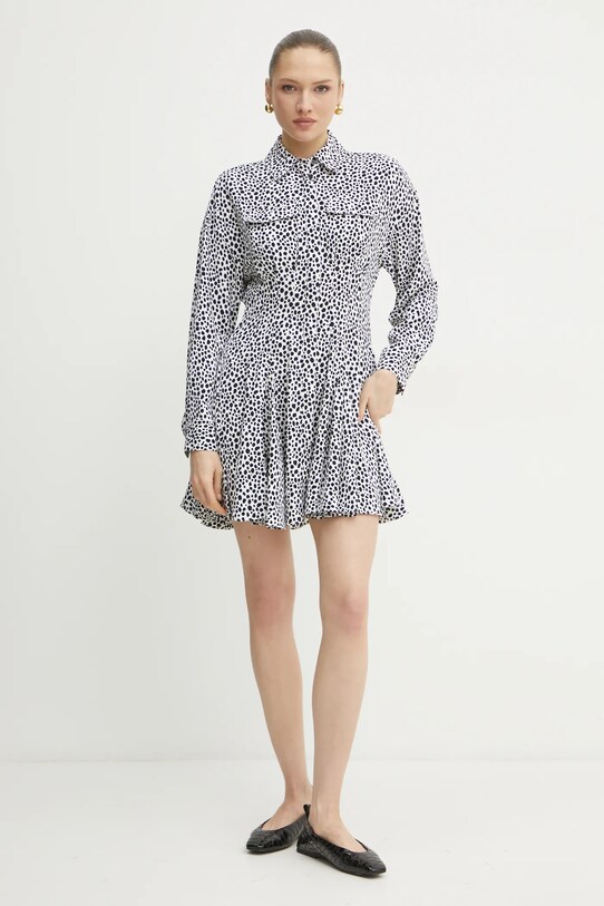 Šaty MICHAEL Michael Kors MR582QWGS6 biela SS25