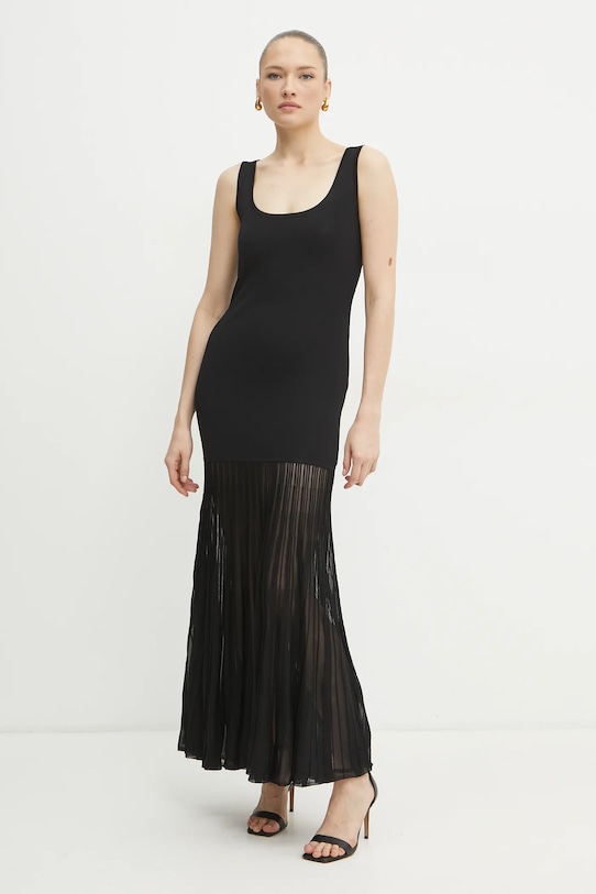 MICHAEL Michael Kors rochie maxi negru MF482LFBFD