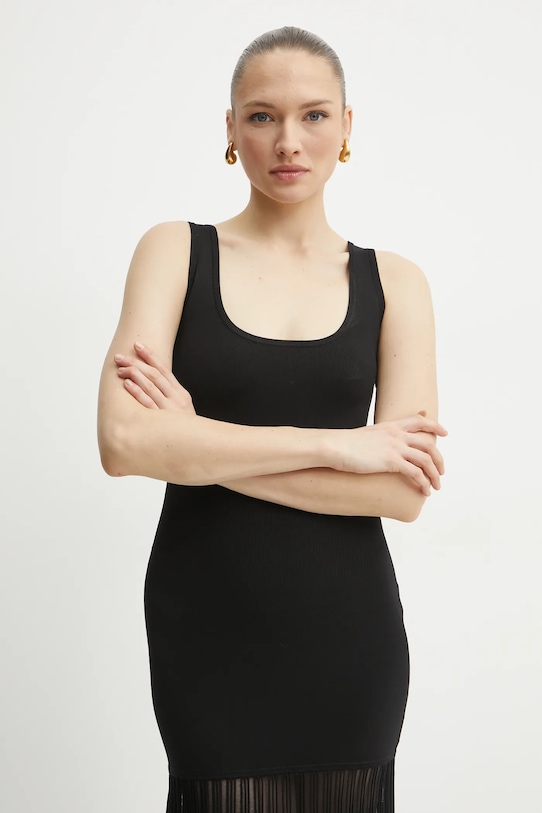 MICHAEL Michael Kors rochie MF482LFBFD negru SS25